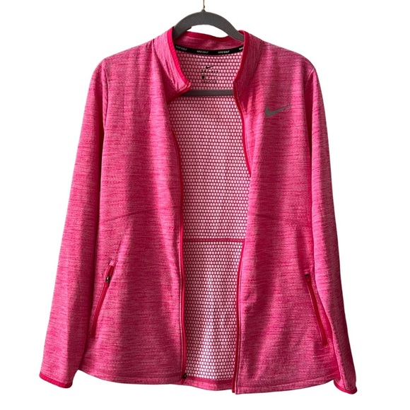 Nike Pink Element Women's Full Zip Golf Lightweight jacket- Large - Picture 3 of 8